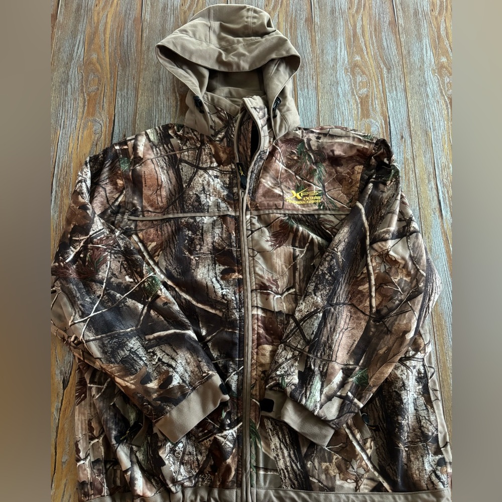Xps Extreme Performance Series Men’s Hooded Full Zip Up Jacket Size Large